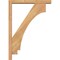 Ekena Millwork Imperial Block Smooth Bracket w/ Offset Brace, Western Red Cedar, 3 1/2"W x 20"D x 28"H BKT0402X20X28IMP05SWR - alternate 2